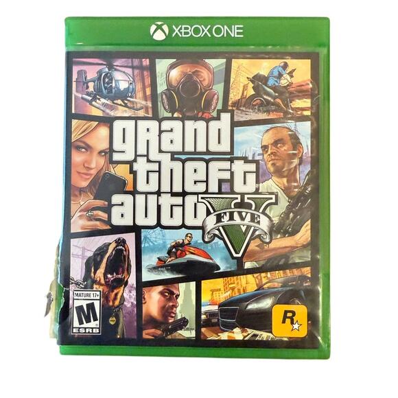 XBOX ONE Grand Theft Auto 5 V Video Game - Picture 1 of 3